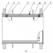 一种电磁流量计磨损板报警功能的装置
