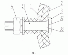 一种电磁流量计电极的安装结构